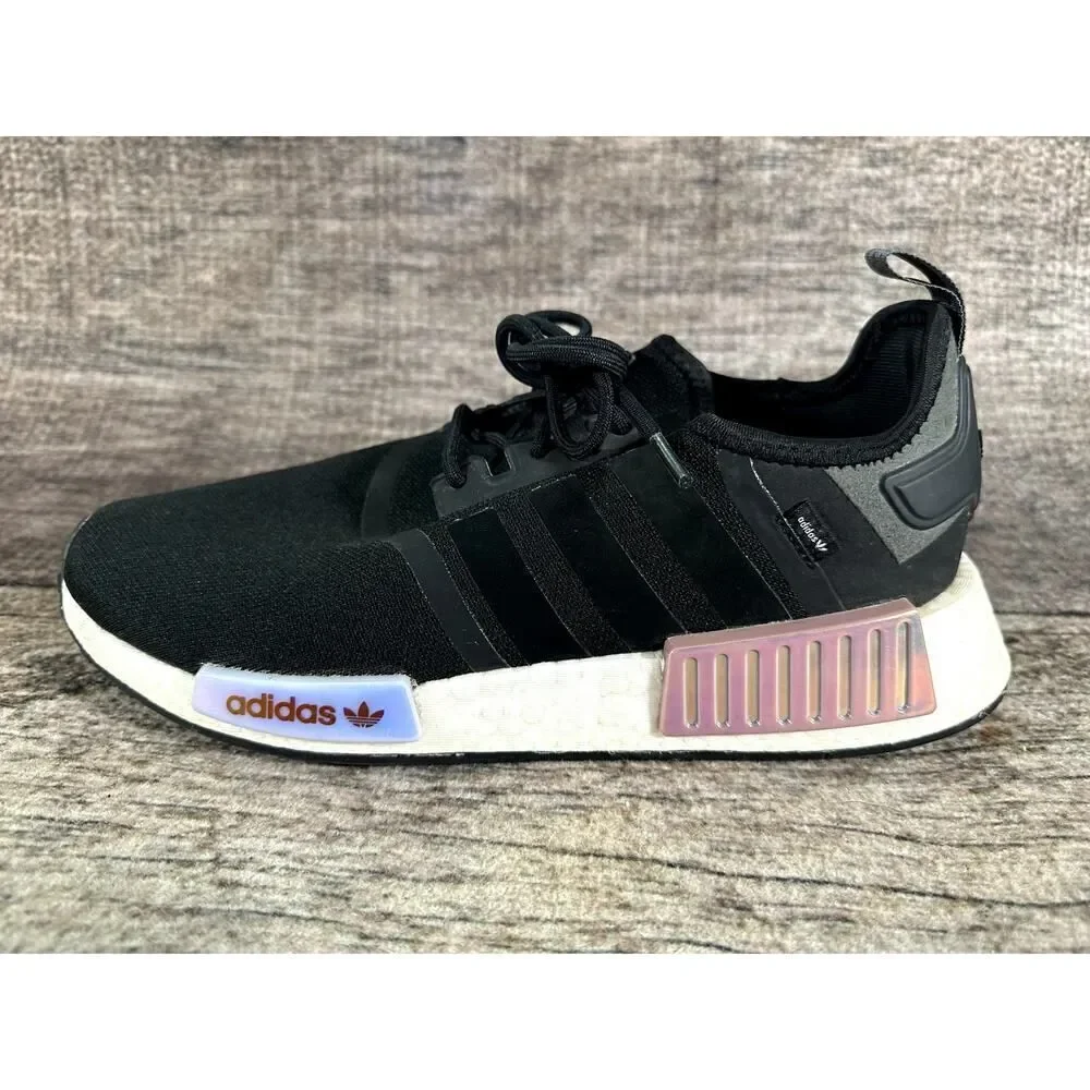 Adidas Women's NMD R1 Parley Magic Mauve Black Running Shoes - Picture 9 of 12